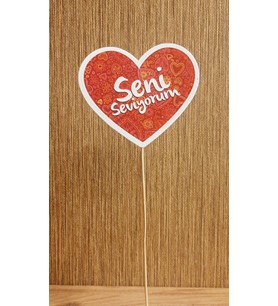 Seni seviyorum pankart 