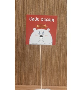 Özür dilerim pankart